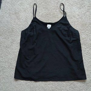 V-Neck Black "a new day" Cami